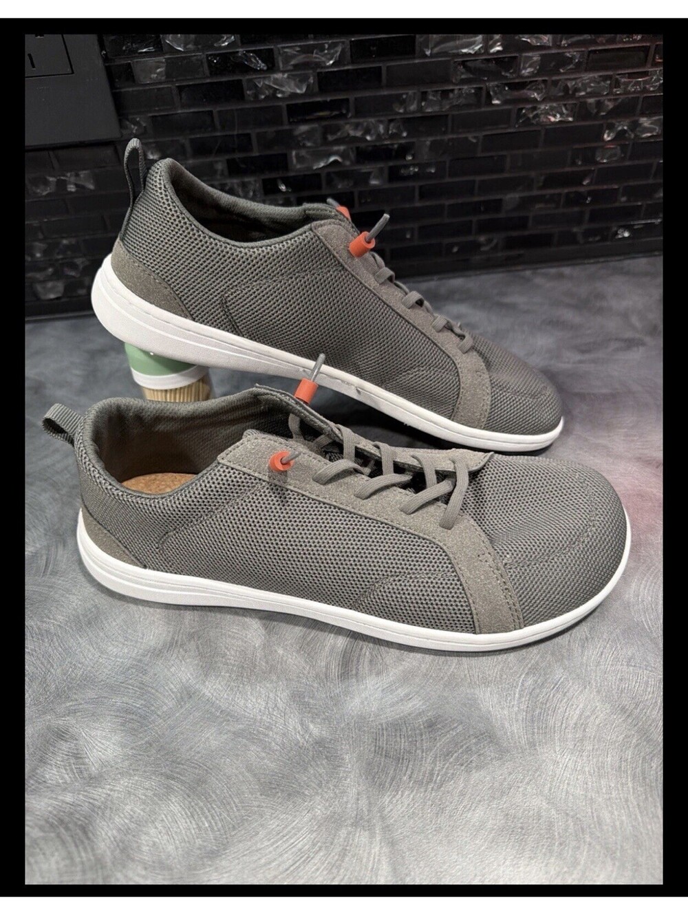 Pulltop Barefoot Wide Toe Felix Box Shoes for Women - Minimalist Gray Nice S 9